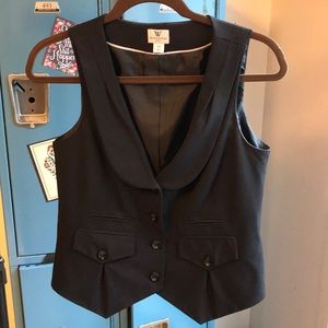 Worthington Petite Button Up Vest 🍀